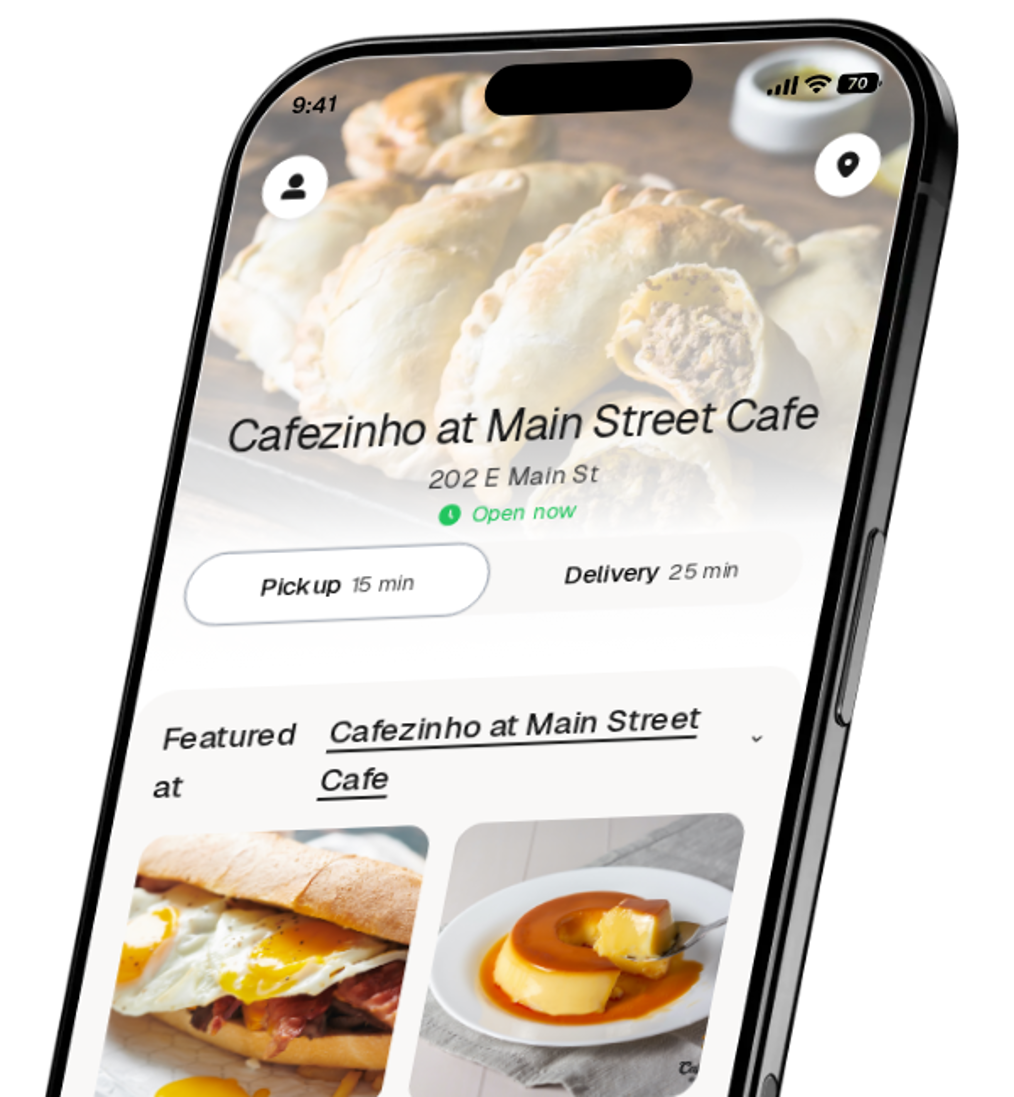 Cafezinho at Main Street Cafe app preview